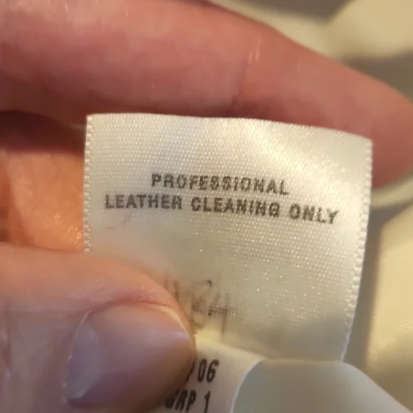 St. John leather jkt white M - Picture 13 of 14